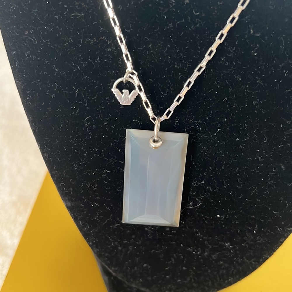 Emporio Armani with Jade stone pendant necklace - Picture 2 of 5